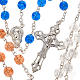 Silver 925 rosary and cracked crystal s1
