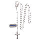 Collar rosario plata 925 cuentas 3 mm s4
