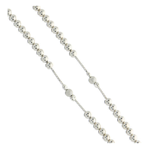 Rosary, 925 silver, sliding beads 3