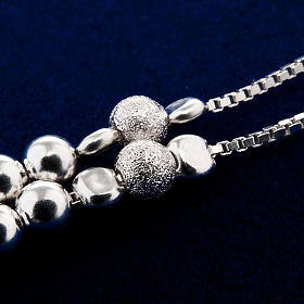 Terços Prata: Terço prata 925 contas de correr Terços Prata: Terço prata 925 contas de correr