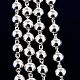 Necklace rosary, 925 silver, 4 mm beads s2