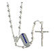Necklace rosary, 925 silver, 5 mm s1