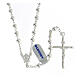 Necklace rosary, 925 silver, 5 mm s2