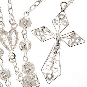 Terços Prata: Terço filigrana prata 800 Terços Prata: Terço filigrana prata 800