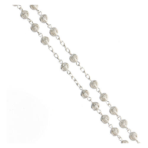 Rosary in silver 800 filigree 3