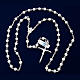 Silver rosary round nacre bead s4