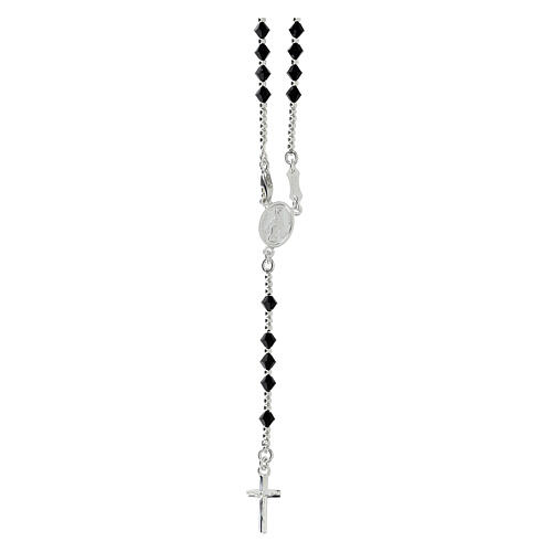 Rosary, 925 silver and strass, 4 colors 2