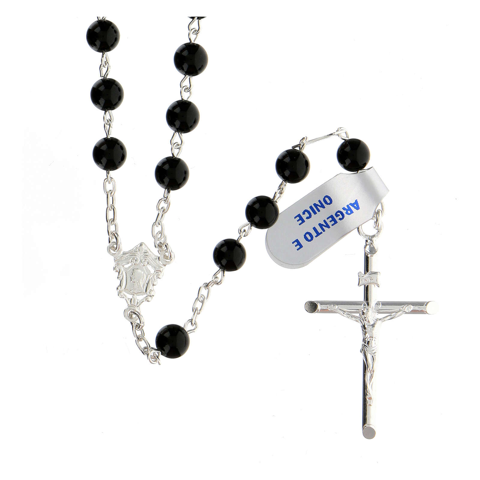 Rosenkranzarmband Sterling Rosenkranz Rosario Silber 925 Glaubensband