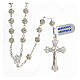 Rosary, 925 silver and strass, 6mm s1