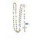 Rosary, 925 silver and strass, 6mm s4