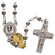 Rosary beads in silver, Pope Francis s1