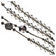 Rosary beads in rhodium-plated sterling silver and strass 0,2 s3