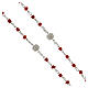 Rosary beads in 800 silver and coral s3