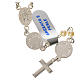 Rosario argento 800 perle angelo custode s2
