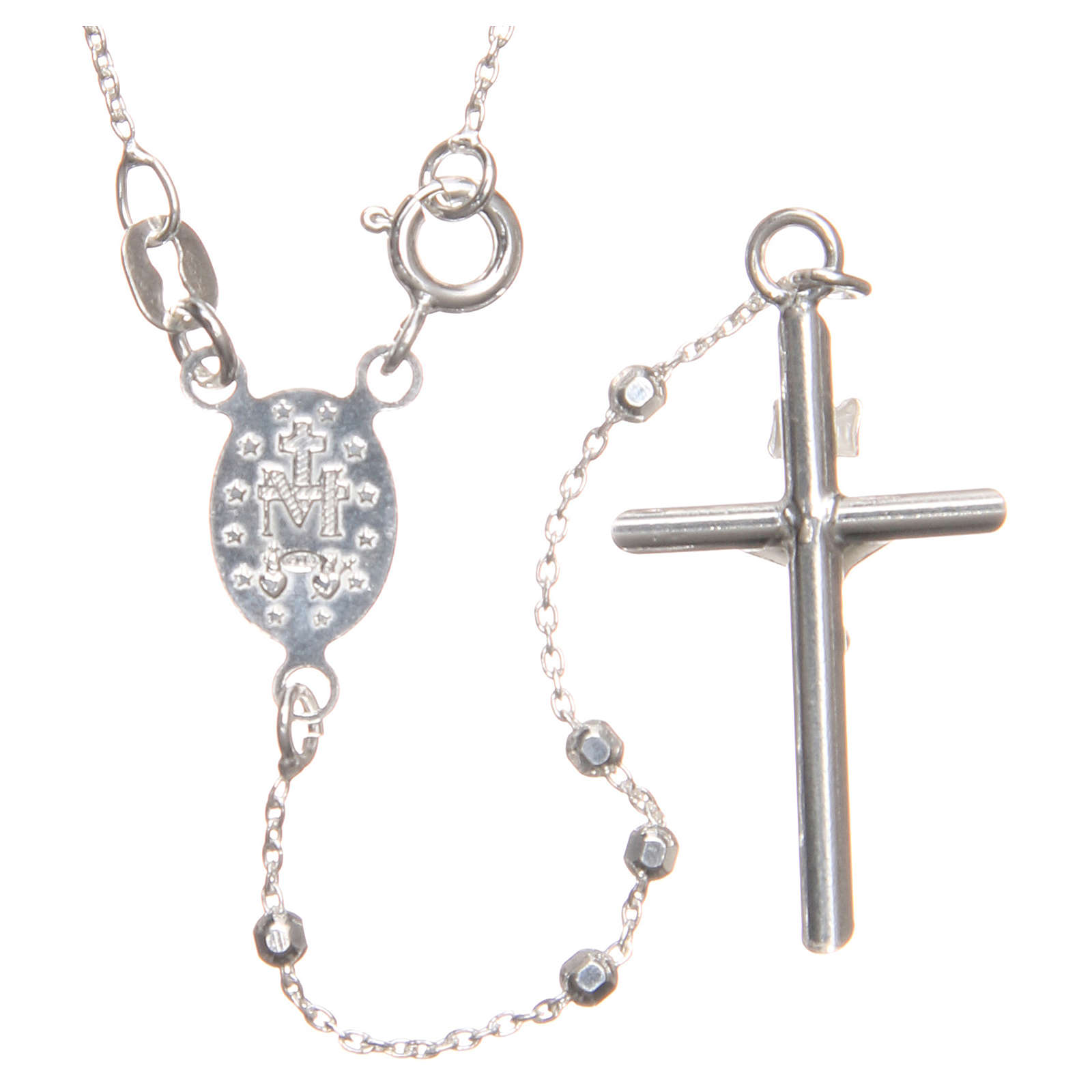 Rosary beads in sterling silver with grains of 3 mm | online sales on