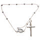 Rosary beads in sterling silver with grains measuring 3mm s2
