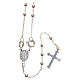 Rosary in sterling silver with grains measuring 3mm and clasp s2