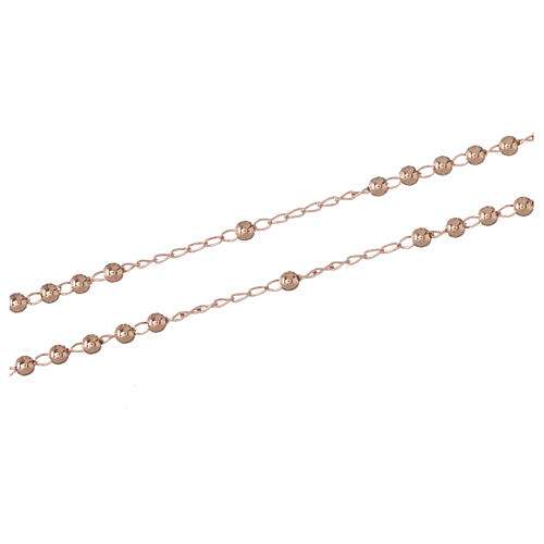 Halskette von AMEN in klassischem 925er Silber, roséfarben 3