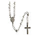Collana rosario AMEN classico perle arg 925 Rodio s2