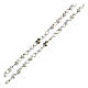 Collana rosario AMEN classico perle arg 925 Rodio s3