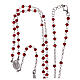 Halskette von AMEN mit roten Perlen aus 925er Silber s4
