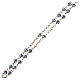 Rosary Necklace AMEN classic Pavè blue crystals, silver 925 Yellow s3