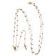 AMEN rosary necklace 2,5 mm diameter bronze yellow s4