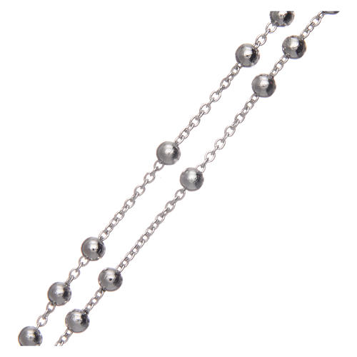 Rosario AMEN S. Michele Arc. Bronzo fin. Rodio 3