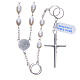 Wedding rosary beads with river pearls in 925 silver s2