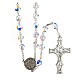 925 Silver rosary beads with crystals measuring 8mm s2