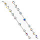 925 Silver rosary beads with crystals measuring 8mm s3