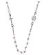 Classic rosary choker white in 925 sterling silver s2
