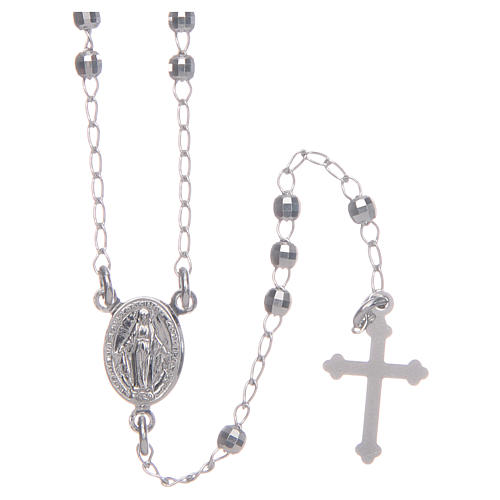 Classic rosary silver colour, in 925 sterling silver 1