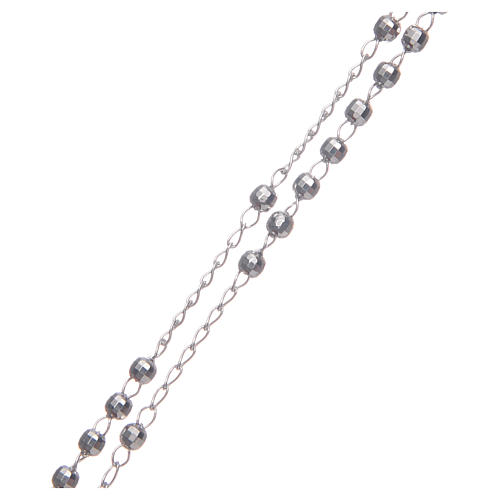 Classic rosary silver colour, in 925 sterling silver 3