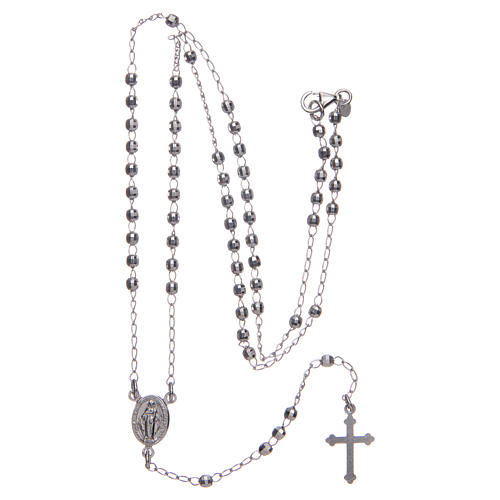 Classic rosary silver colour, in 925 sterling silver 5