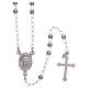 Classic rosary silver colour, in 925 sterling silver s1