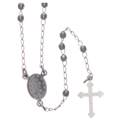 Rosario classico colore silver argento 925 2