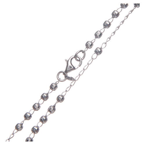 Rosario classico colore silver argento 925 4