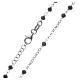 Classic rosary black in 925 sterling silver s4