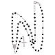 Chapelet classique couleur noir argent 925 s4