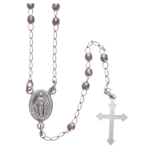 Classic rosary multicoloured in 925 sterling silver 1