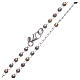 Chapelet classique multicolore argent 925 s4