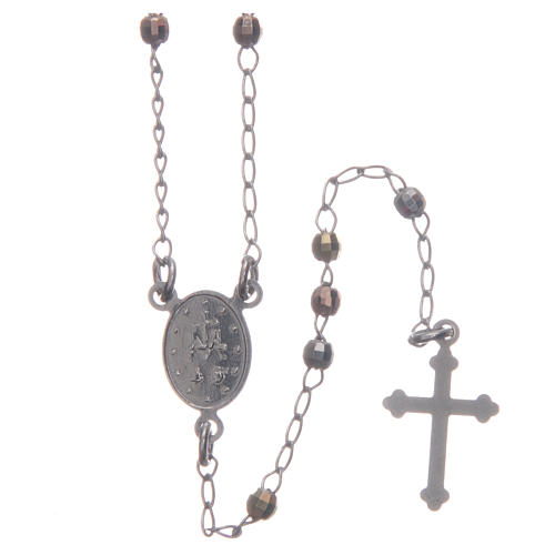 Rosario classico multicolor argento 925 2