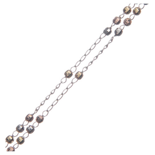 Rosario classico multicolor argento 925 3