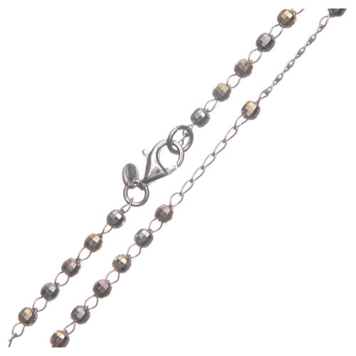 Classic rosary multicoloured in 925 sterling silver 4