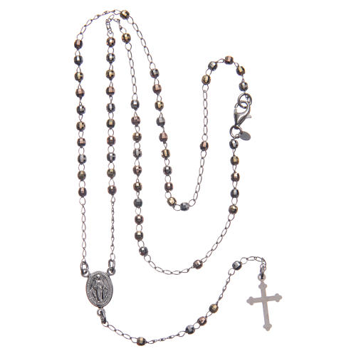 Classic rosary multicoloured in 925 sterling silver 5