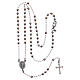 Classic rosary multicoloured in 925 sterling silver s5