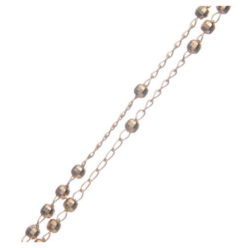 Rosenkranz im klassischen Stil aus 925er Silber mit Perlen, Gold 3