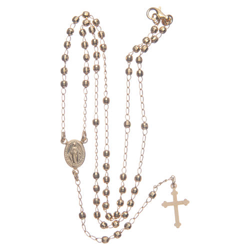 Classic rosary gold colour in 925 sterling silver 5