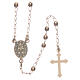 Classic rosary gold colour in 925 sterling silver s2